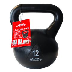 York Barbell Vinyl 56KG Kettlebell Bundle