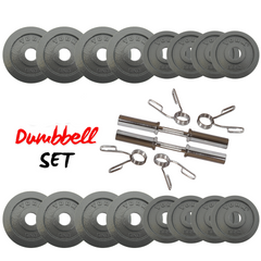 York Barbell Olympic 70kg Dumbbell Set Bundle - York Fitness