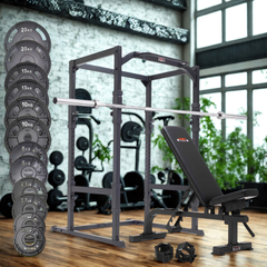 York Barbell C19P POWERCAGE - COMPLETE BUNDLE!
