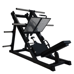 YORK BARBELL C32LP 45DEGREE LEG PRESS WITH WEIGHT PLATE STORAGE