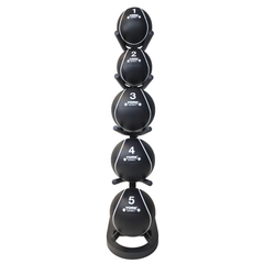 York Barbell Medicine Balls 1-5kg & Rack Bundle