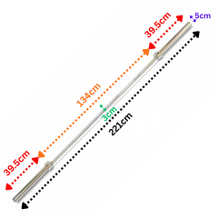 York Barbell 7' Olympic Weight Bar 20 KG ( 320kg max load) 30mm