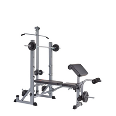 York Fitness 540 Heavy Duty Folding Barbell Bench Bundle
