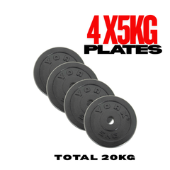 York Fitness 23 KG Cast Iron 14" Spinlock Dumbbell Set