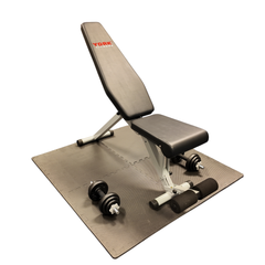 York Fitness Ultimate 13 in 1 Starter bench / Dumbbells/ Floor Mats Bundle