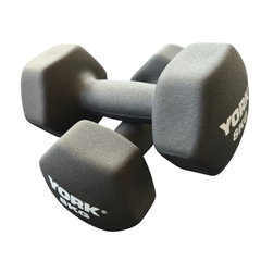 York Barbell 2 x 8kg Neo Hex Dumbbells Bundle