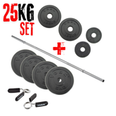 York Barbell 25kg Studio Ultra Light Chrome Aerobic Barbell Bundle