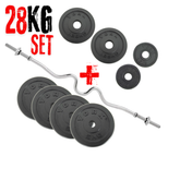 York 1" Spinlock Close Grip Combi Bar 28kg Bundle set