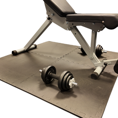 York Fitness Ultimate 13 in 1 Starter bench / Dumbbells/ Floor Mats Bundle