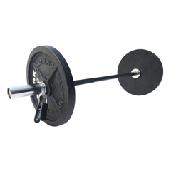 York Barbell 4ft Black Oxide Olympic Barbell (25mm) - 200kg max
