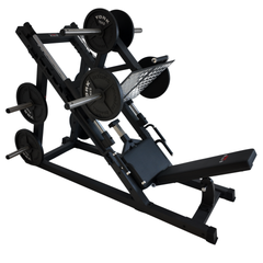 YORK BARBELL C32LP 45DEGREE LEG PRESS WITH WEIGHT PLATE STORAGE