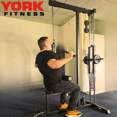 York Barbell C19LR Cable Lat Pulldown and Low Row