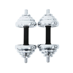 YORK BARBELL HOME STARTER BUNDLE - HB7 BIKE & BENCH -20KG CHROME SET