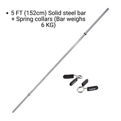 York Barbell 45kg Dumbbell & Solid Barbell Set