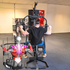 York Barbell Heavy-Duty HG7 Multigym 100KG Stack