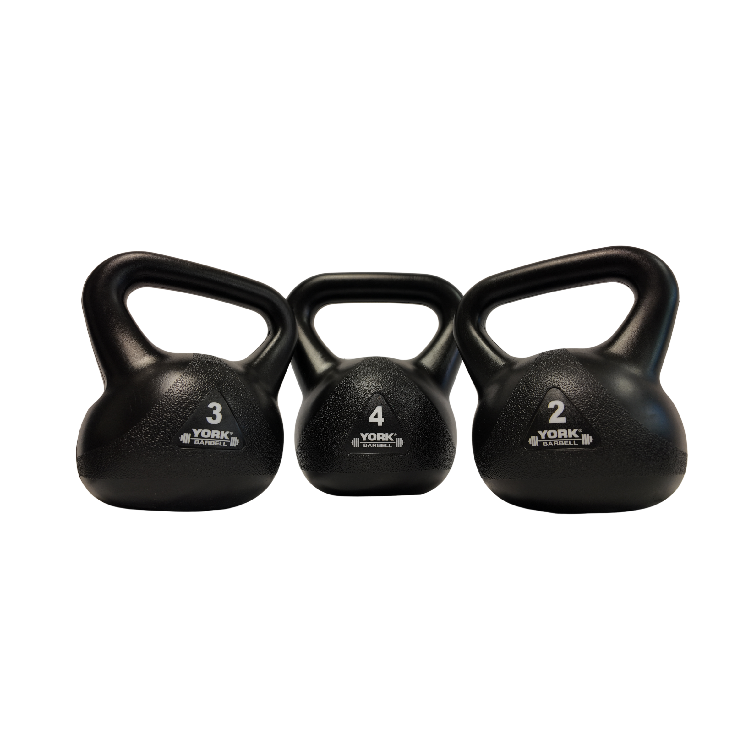 York Barbell Vinyl Kettlebells - Black - York Fitness