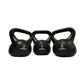 York Barbell Vinyl Kettlebells - Black - York Fitness