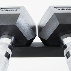 York Barbell 545KG PRO Hex Dumbbell & Rack Bundle Set