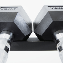 York Barbell 335KG PRO Hex Dumbbell & Rack and bench Bundle Set - York Fitness