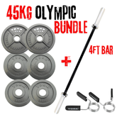 York Barbell G2 Cast Black Onyx Olympic 45kg Barbell Set