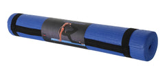 York PVC Yoga Mats with Carrying Strap (Blue) and (Black)