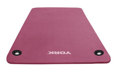 York NBR Yoga Mat with Hanging Grommets (Blue, Black, Pink)