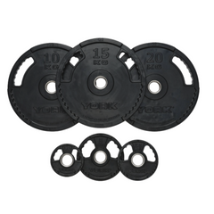 York Barbell G2 Rubber Thin Line Olympic Weight Plates