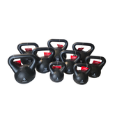 York Barbell Vinyl Kettlebell Black-Singles