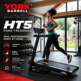 York Barbell HT5 Home Folding Treadmill