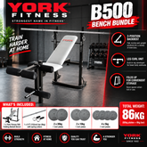 York Fitness B500 Bench Bundle