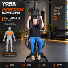 York Fitness Perform Home Multigym 100kg Stack