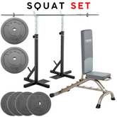 York Fitness Home Squat Set - Spinlock version