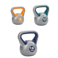 York Fitness Vinyl Kettlebells 8kg ,10kg,12kg,Set