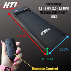York Barbell HT1 Walking Pad Treadmill