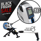 York Fitness Ultimate Foldable Turbine Rower