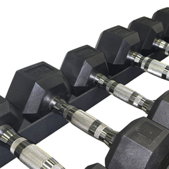 York Barbell 390KG Elite PRO Hex Dumbbell & Rack Bundle Set
