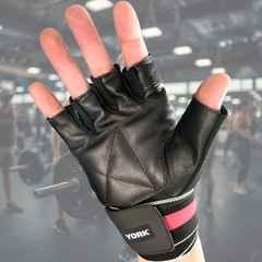 York Weight Lifting Leather Gloves