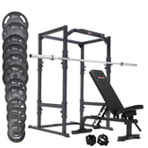 York Barbell C19P POWERCAGE - COMPLETE BUNDLE!