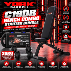 York Barbell C19DB Bench Combo Starter Bundle