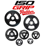 York Barbell ISO-Grip Rubber Olympic Weight Plates- Singles