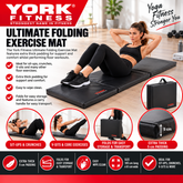 York Fitness Ultimate Folding Exercise Mat