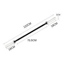 York Barbell 4ft Black Oxide Olympic Barbell (25mm) - 200kg max