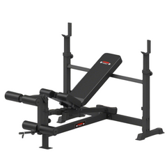 York Barbell C19BB Olympic Barbell Bench with Leg Developer