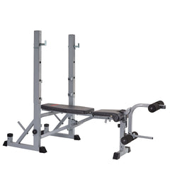 York Fitness 540 Heavy Duty Folding Barbell Bench & Squat Rack, York Fitness