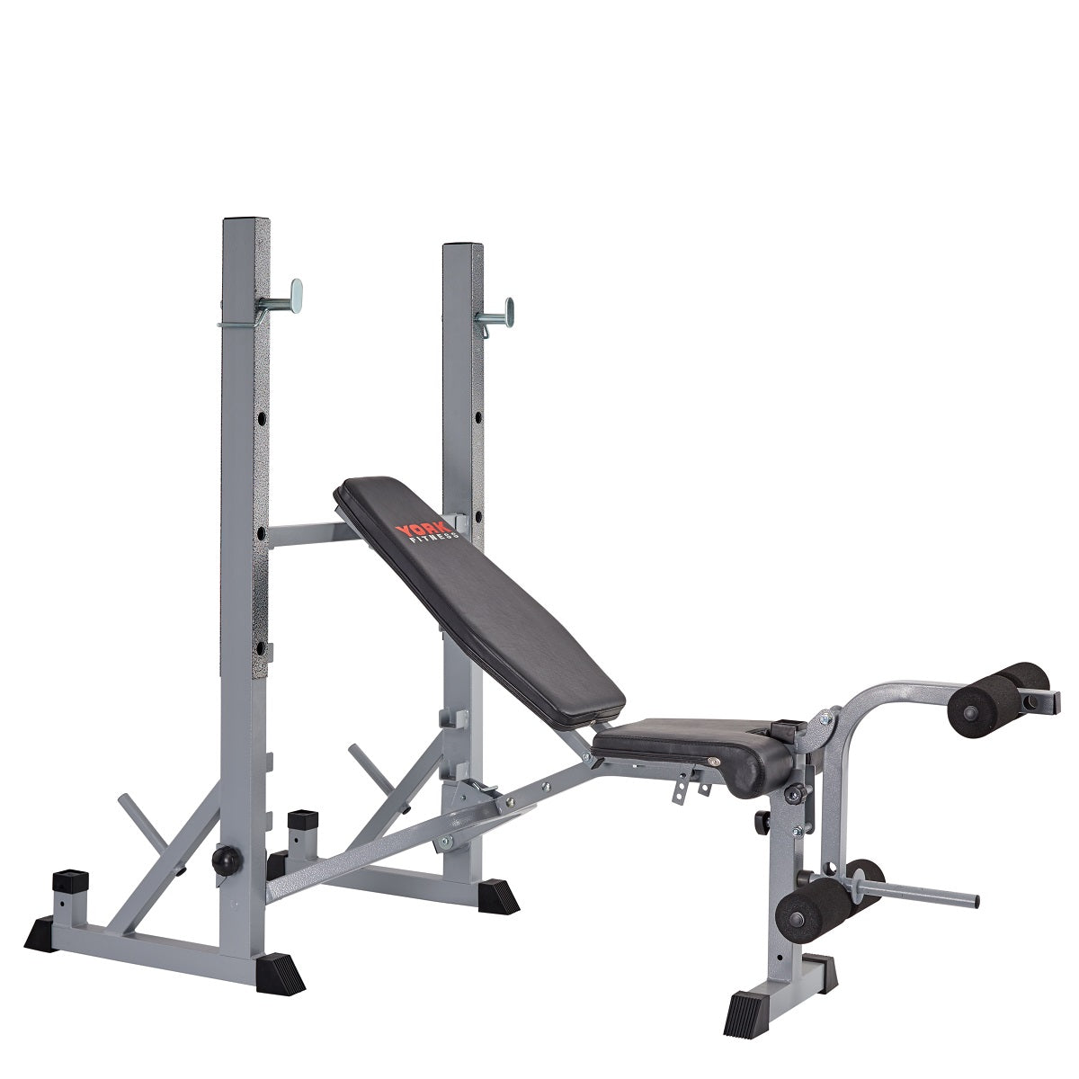 York Fitness 540 Heavy Duty Folding Barbell Bench & Squat Rack, York Fitness