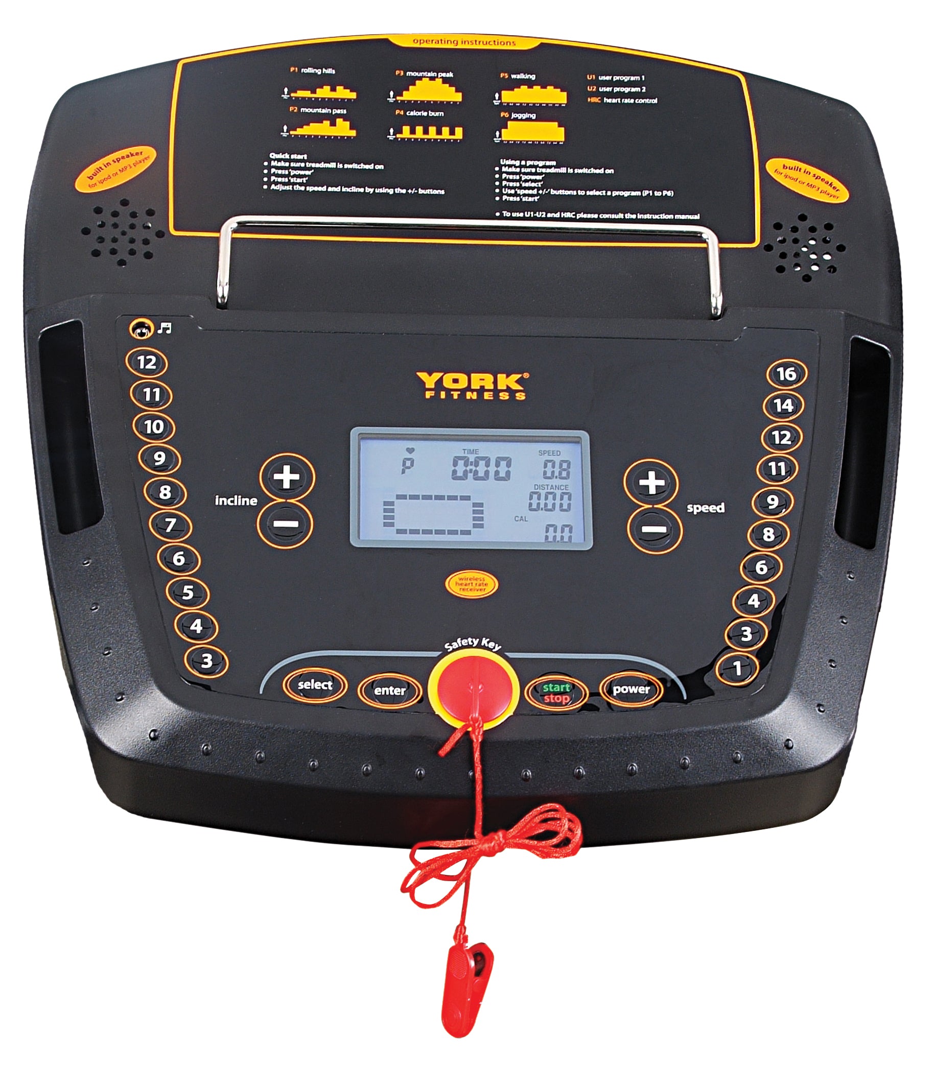 Computer Console - T300, York Fitness