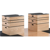 York Barbell Stackable Jerk / Plyometric Boxes & Sets, York Fitness