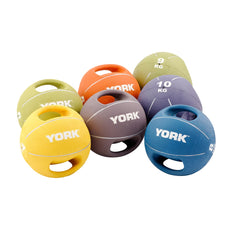 York Barbell Dual Grip Medicine Balls, York Fitness