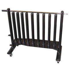 York Barbell Mobile Neo Hex / Fitbell Rack with Wheels, York Fitness