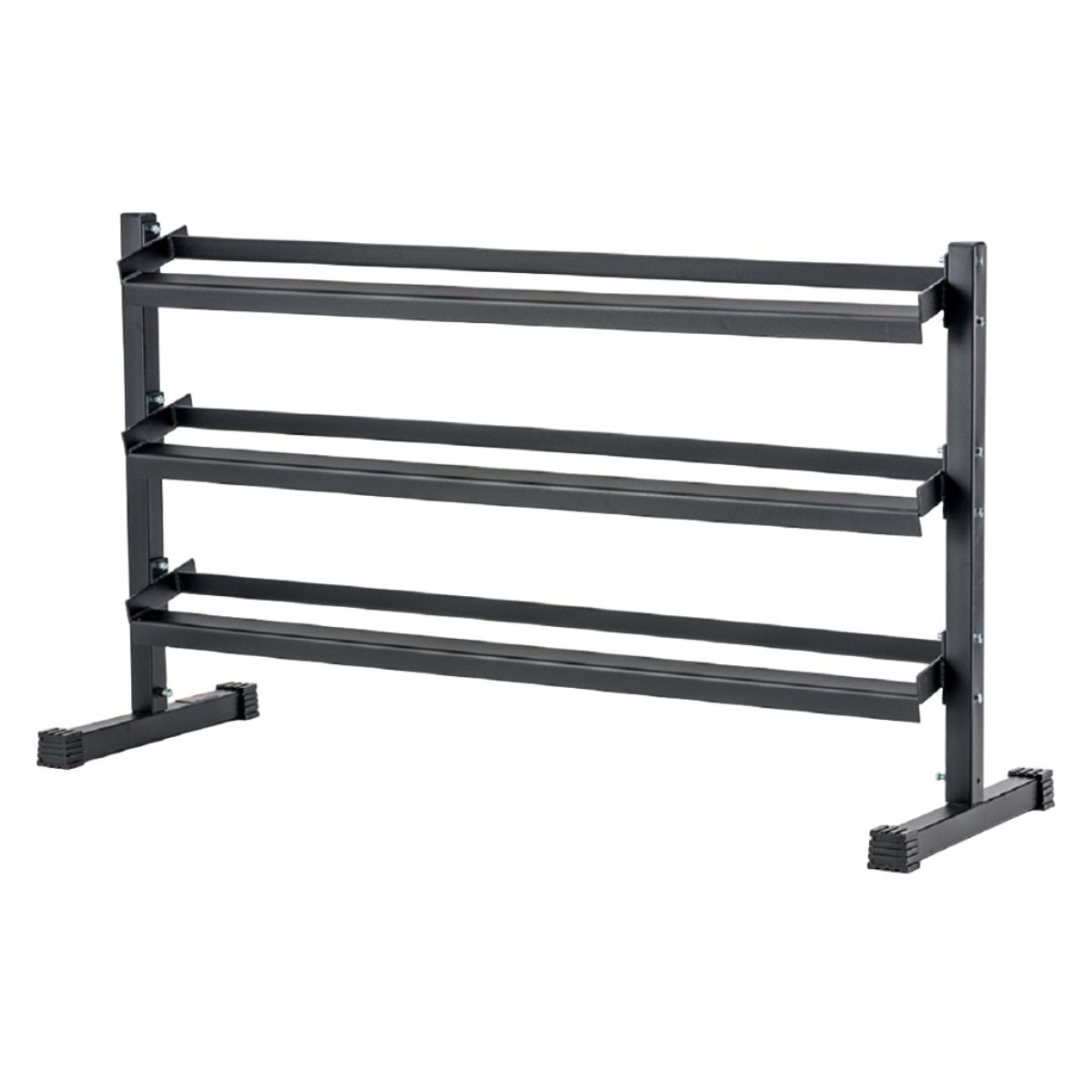 York Barbell 3 Tier Rubber Hex Dumbbell Rack, York Fitness